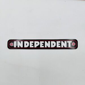 Independent Skateboard Sticker Decal 8" OG Bar Logo Black Red White Vintage 1990